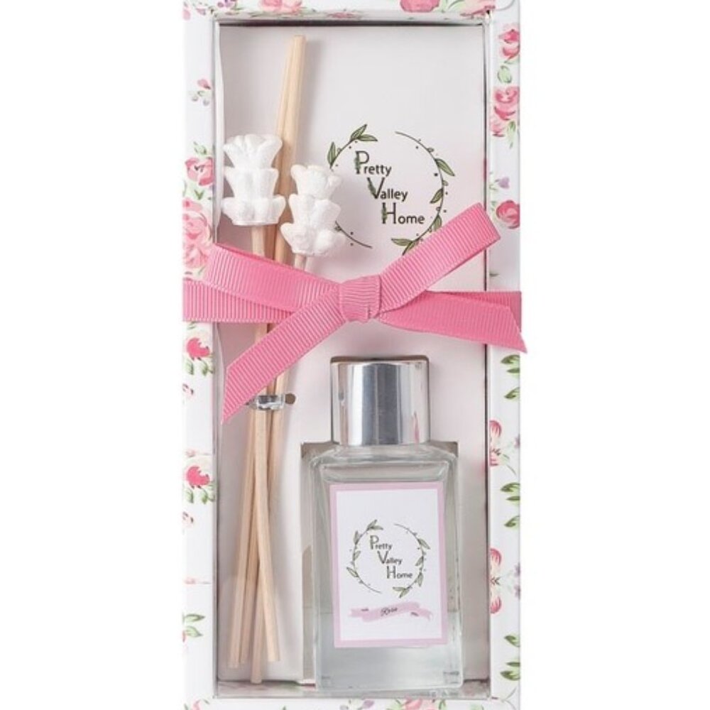 Ceramic Diffuser with Flower - ROSE Gift Iem